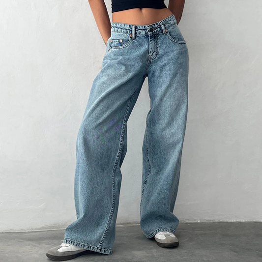 High-rise Strive jeans