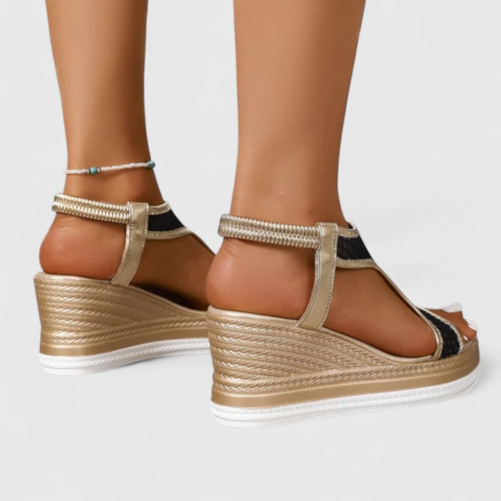 Sandalias ortopédicas de cuña
