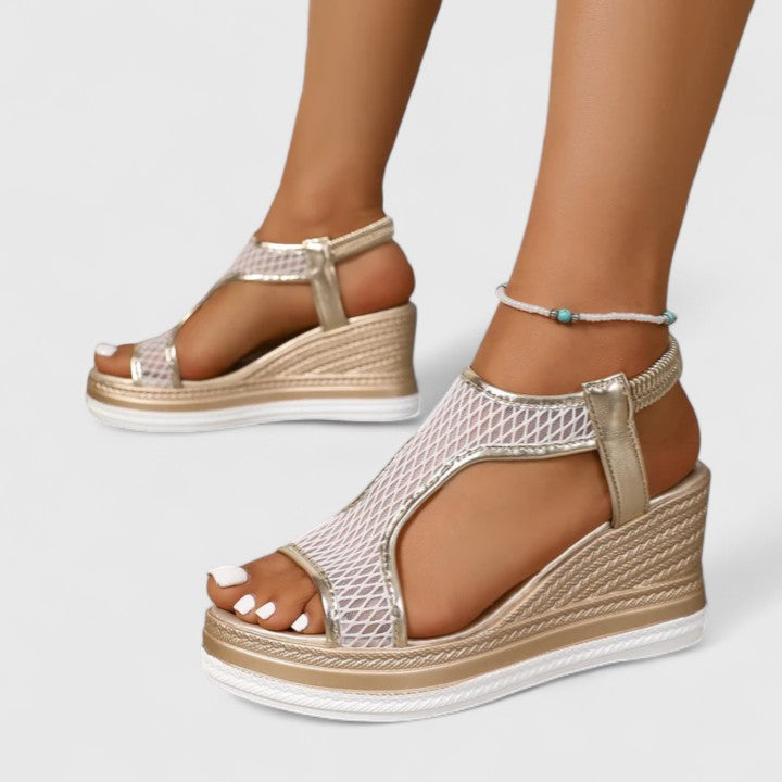 Sandalias ortopédicas de cuña