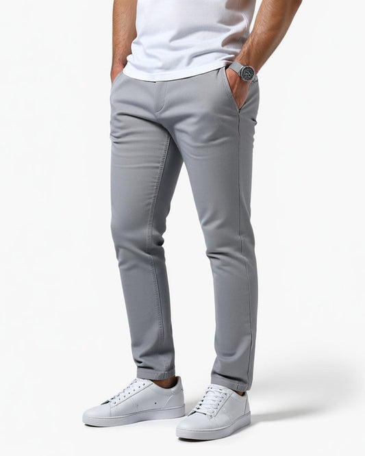 Slim-fit chinos for everyday wear
