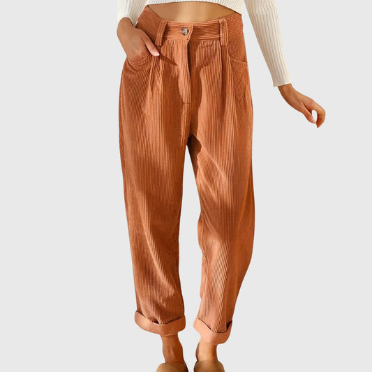 Modern corduroy trousers