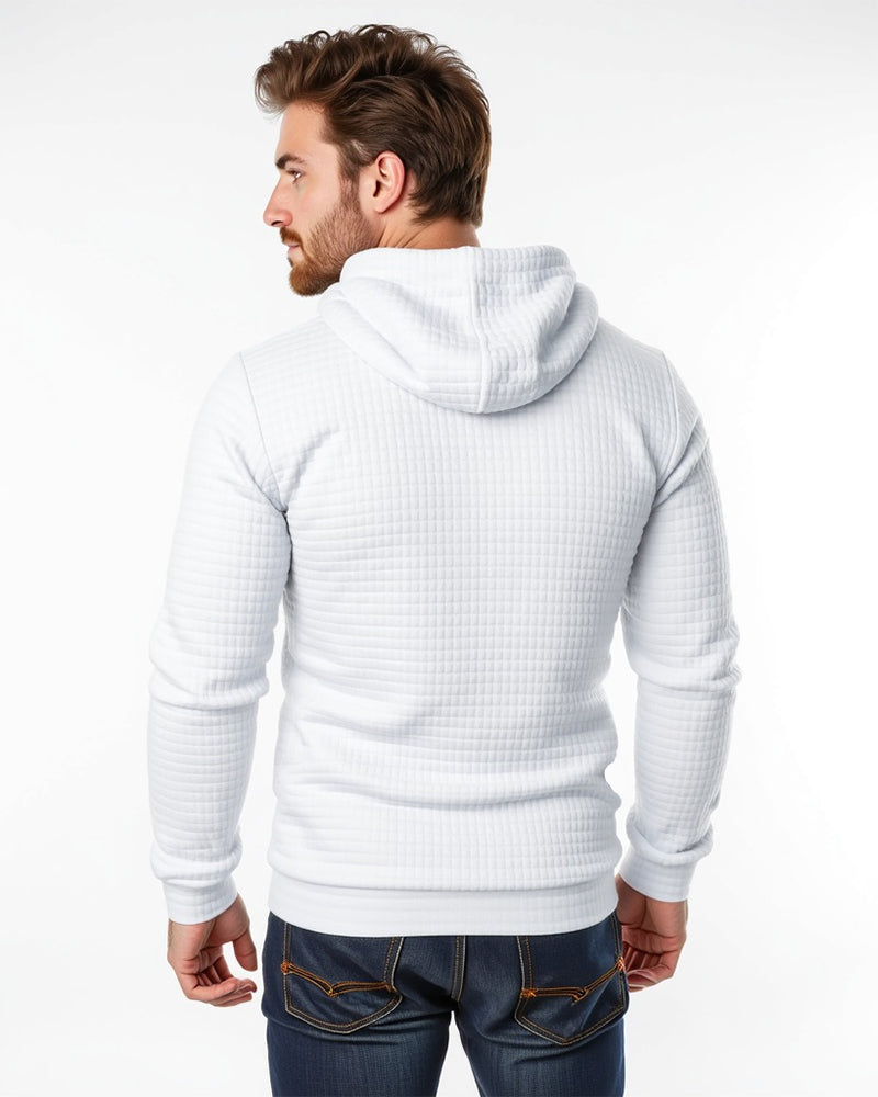 Sudadera con capucha de punto texturizado Florence