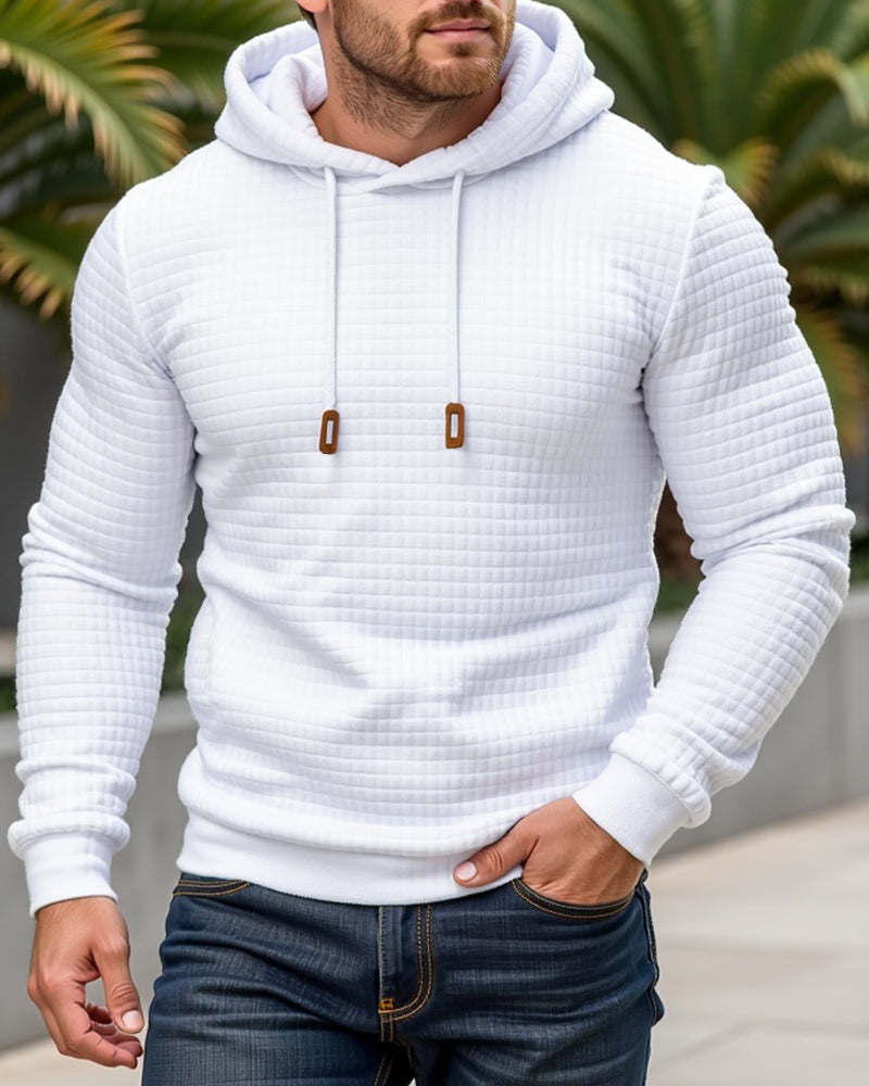 Sudadera con capucha de punto texturizado Florence