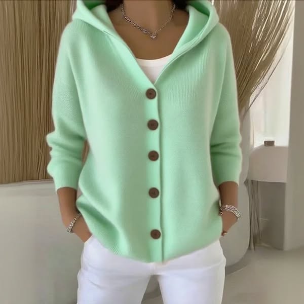 Mila | Soft Hooded Knit Cardigan