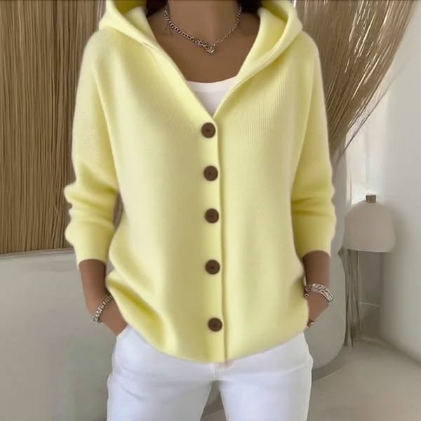 Mila | Soft Hooded Knit Cardigan