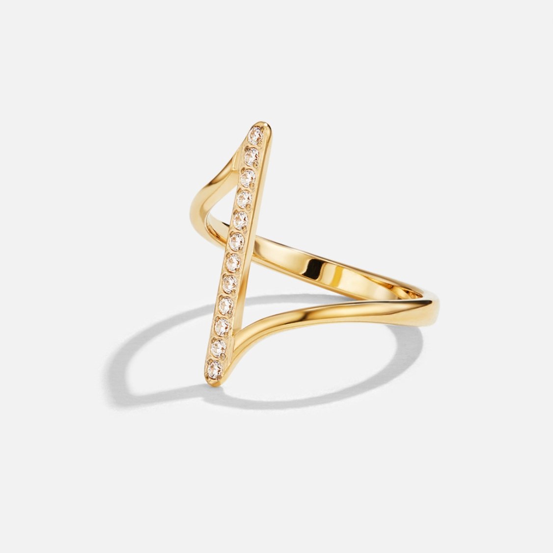 Anillo Mila de oro trenzado