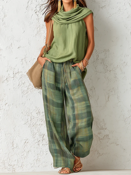 Relaxed-fit two-piece set