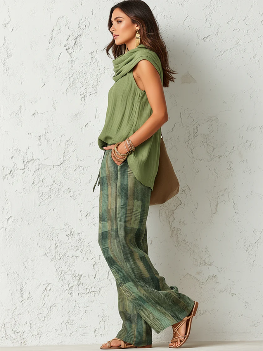 Conjunto de dos piezas de estilo relajado