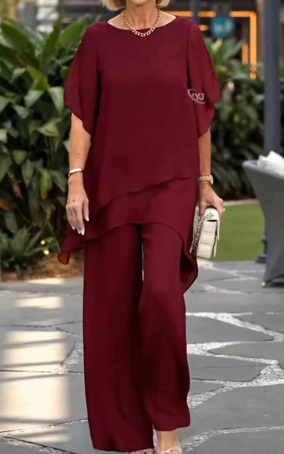 💝 Conjunto de dos piezas de gasa para mujer , ideal para el verano.