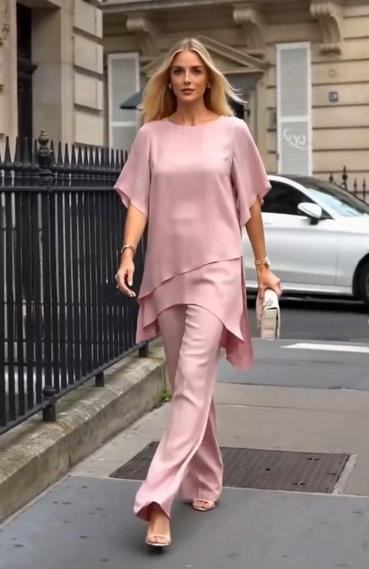 💝 Conjunto de dos piezas de gasa para mujer , ideal para el verano.