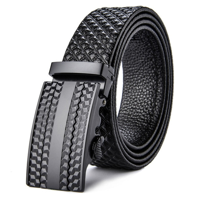 Cinturón de cuero estilo rockero